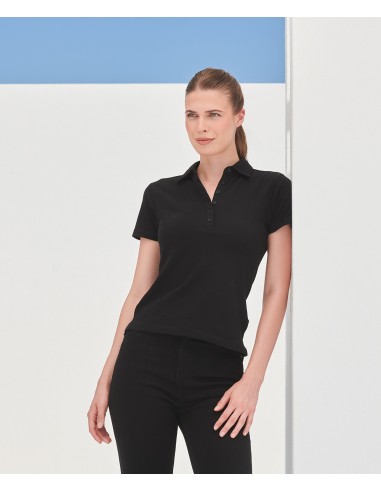 SFC-SK042-Womens Short Sleeved Stretch Polo